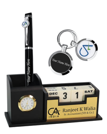 CA Personalized Desk Organizer Gift Set