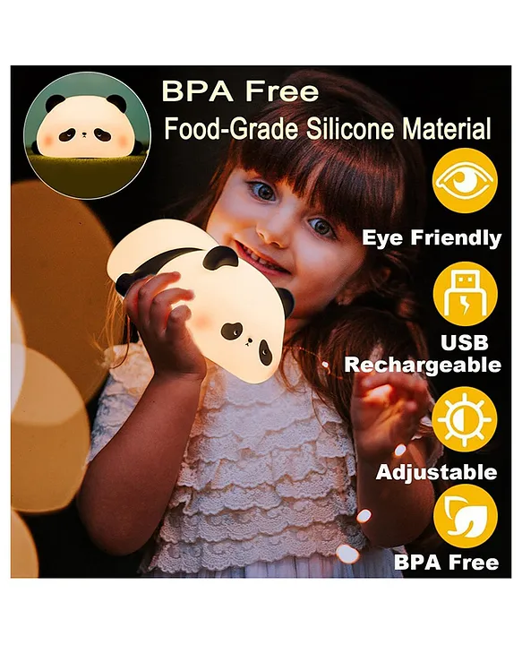 Glow-Up Panda: A Squishy Silicone Night Light