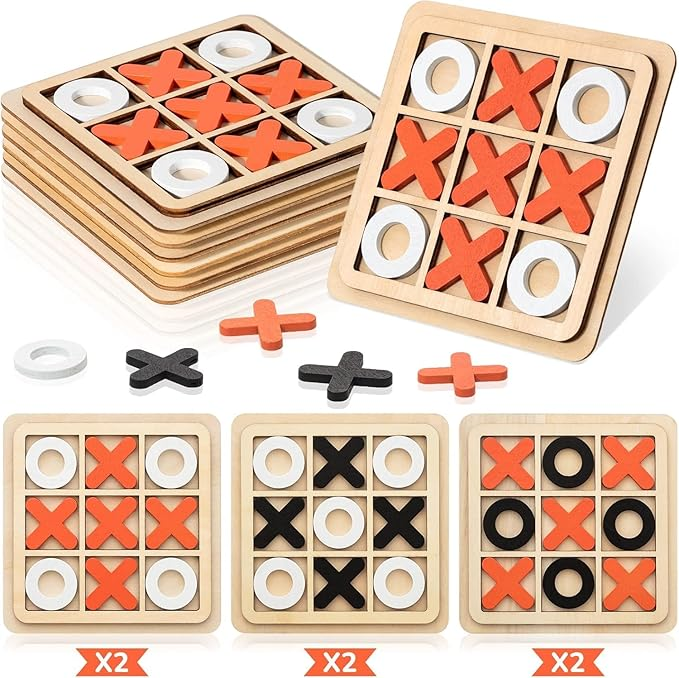 Tic Tac Toe Game for Kids Mini Board Game  ( Pack of 2)