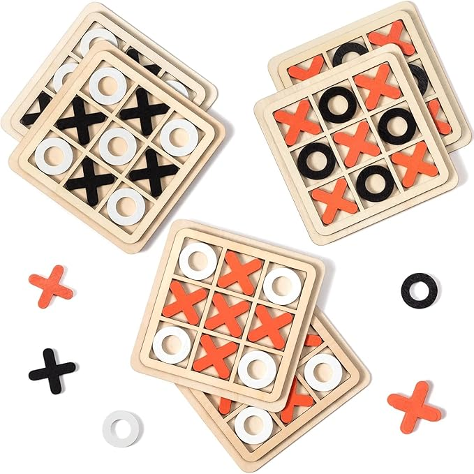 Tic Tac Toe Game for Kids Mini Board Game  ( Pack of 2)