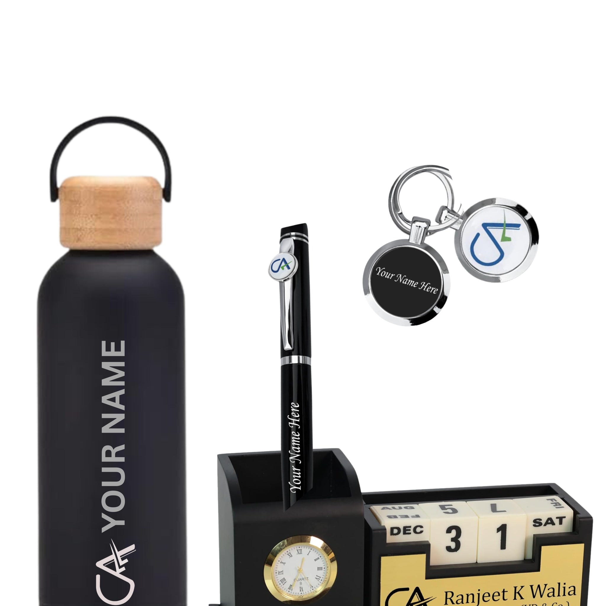 CA Personalized Hydration & Desk Gift Combo