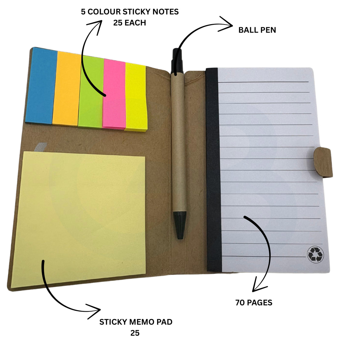 Custom Eco Notebook with pen